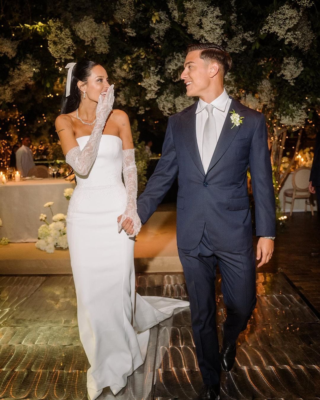 El casamiento de Oriana Sabatini y Paulo Dybala. Gentileza Instagram.