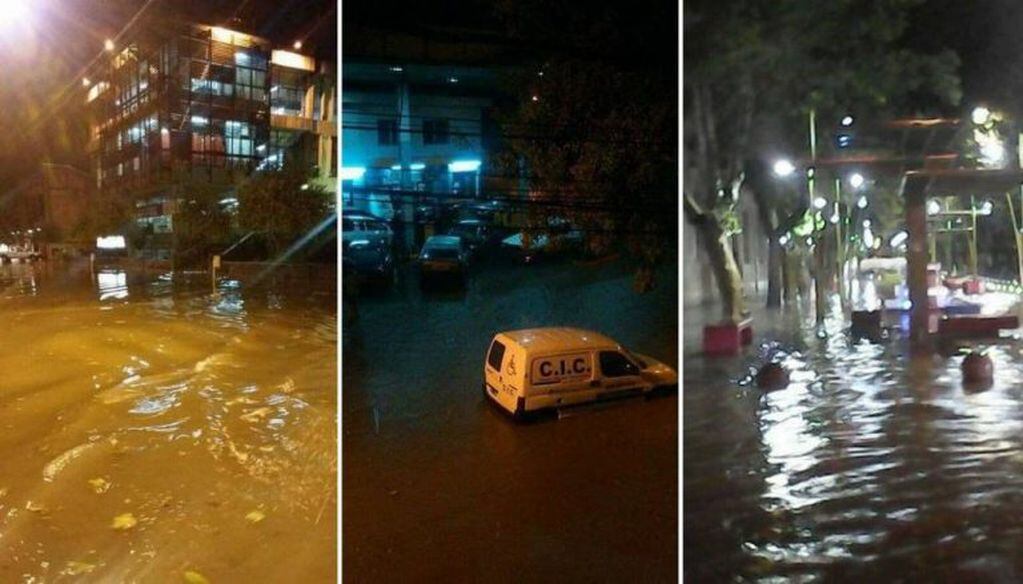 Rivadavia inundada