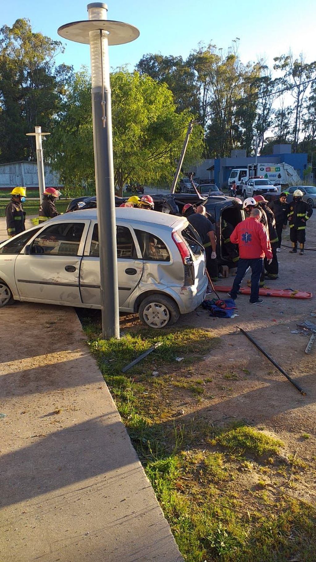 Cuatro adolescentes heridos tras un vuelco en Claromecó
