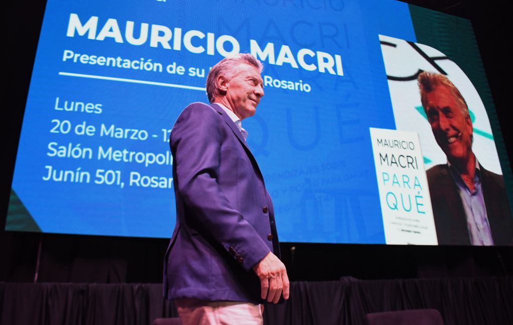 Mauricio Macri en Rosario. Foto: Federico Claro