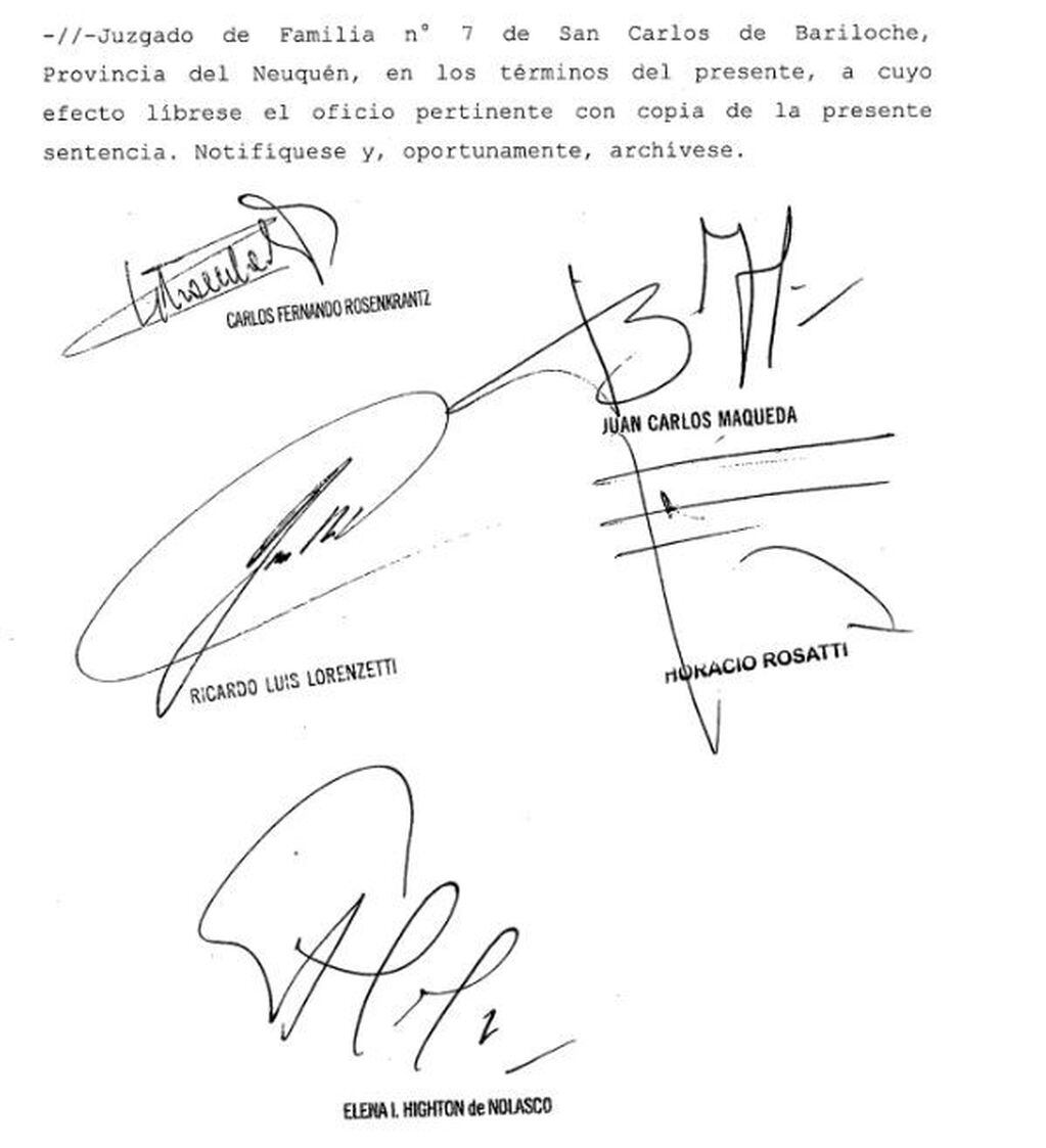 Resolución Bariloche (Diario Río Negro).