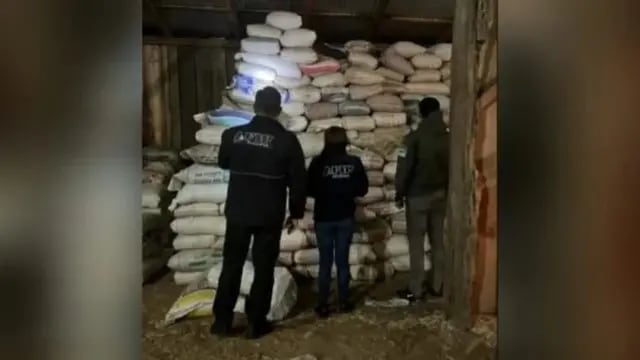 Secuestran toneladas de soja en allanamientos simultáneos en El Soberbio, 2 de Mayo y Eldorado