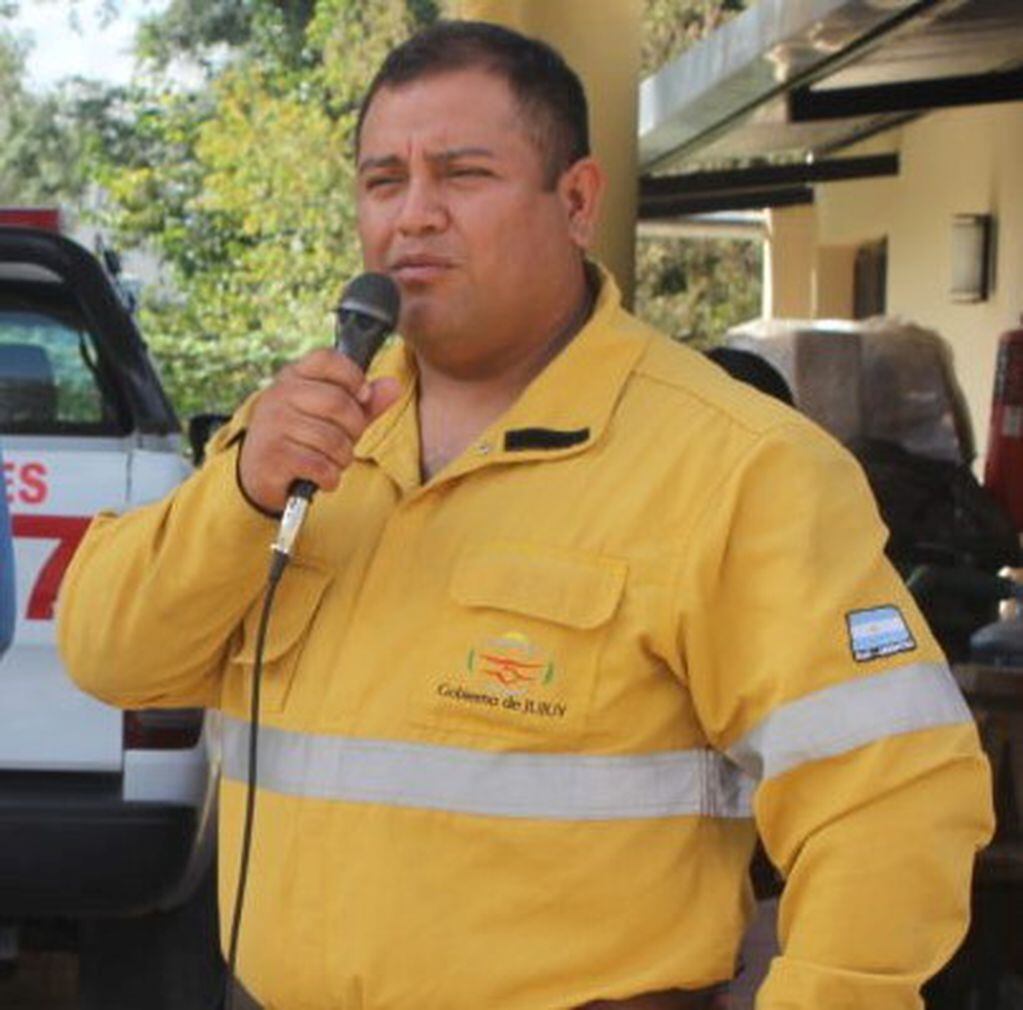 Ezequiel Morales, director del área Incendios Forestales, de Jujuy.