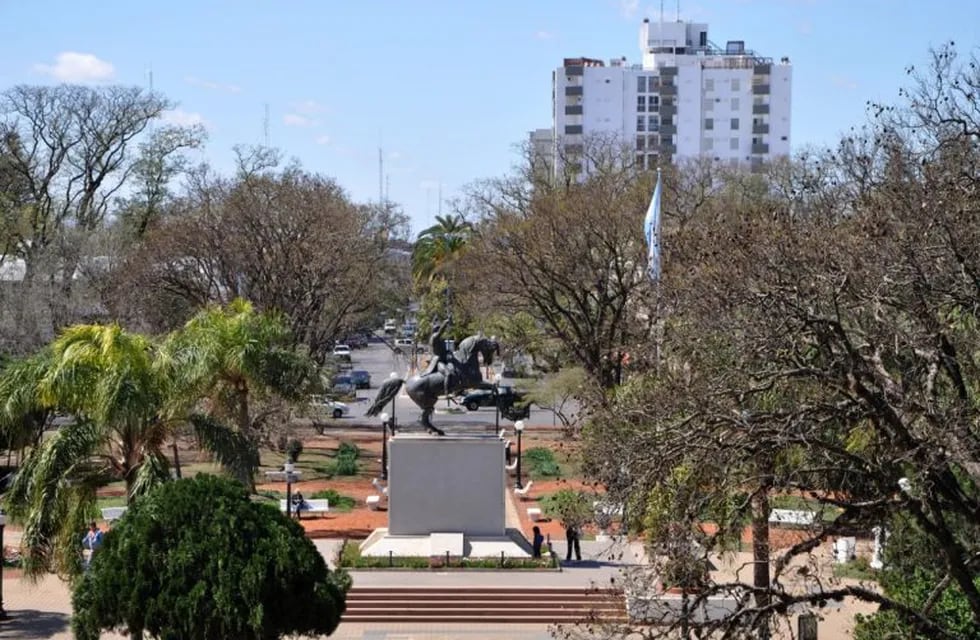 Vista Rafaela - Plaza 25 de Mayo