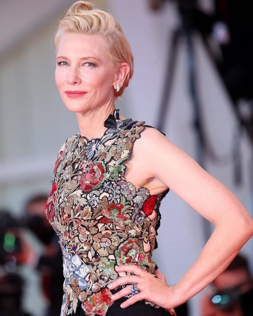 Cate Blanchett, reina sustentable de la red carpet, Festival de Venecia (Instagram)
