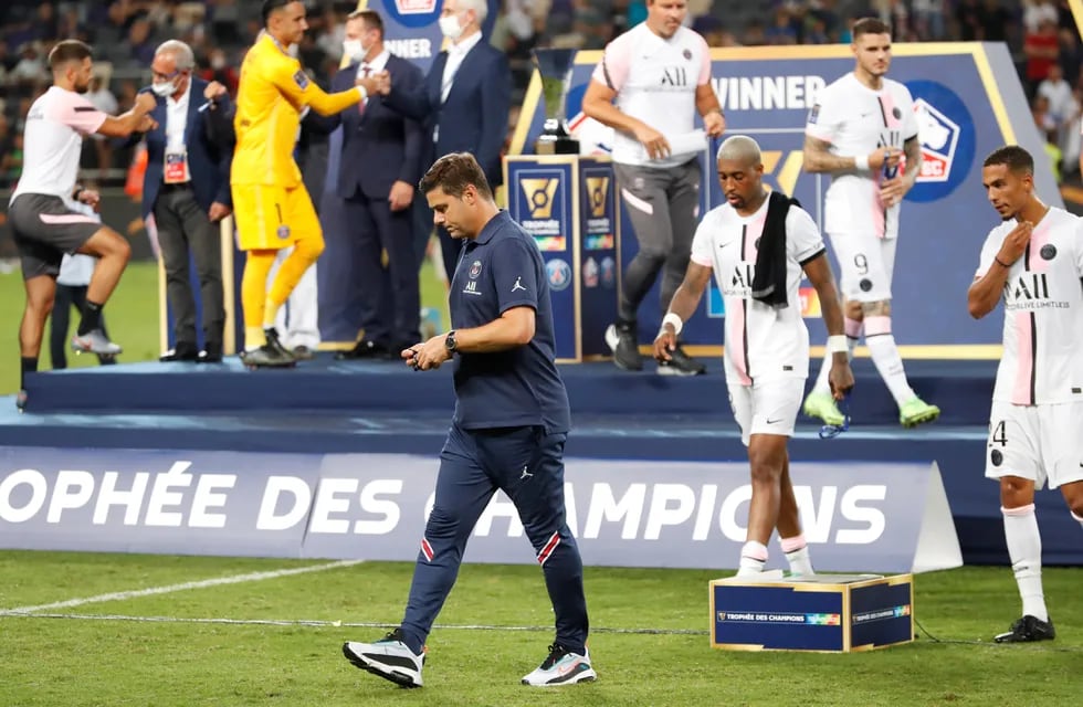 El PSG de Mauricio Pochettino cayó ante el Lille en la final de la Supercopa de Francia.