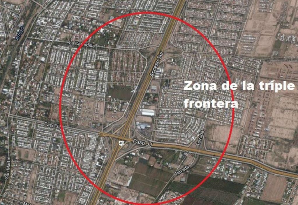 La Triple Frontera, en Mendoza.