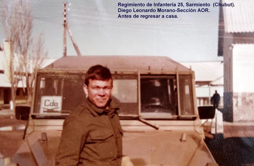 Diego Morano, combatió en Malvinas a los 19 años recién cumplidos.