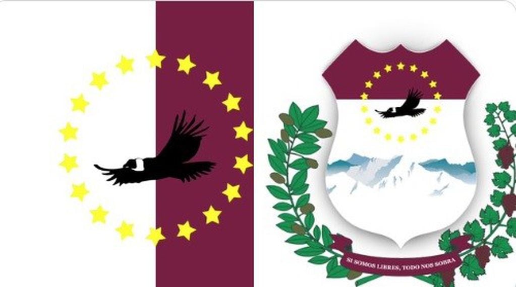Muchos se adelantaron y crearon el escudo y bandera de Mendoza.