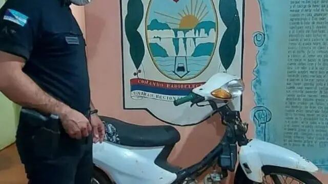 Recuperan motocicleta robada en Puerto Iguazú