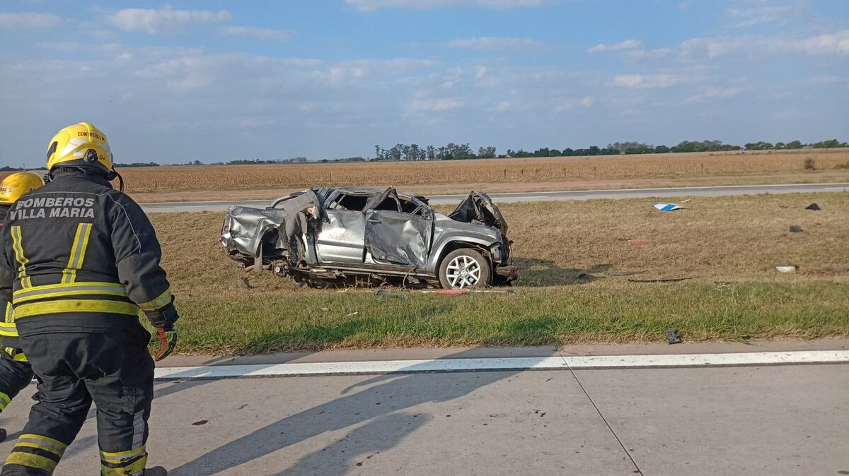 Murió una persona en un siniestro vial en la autopista Córdoba-Rosario
