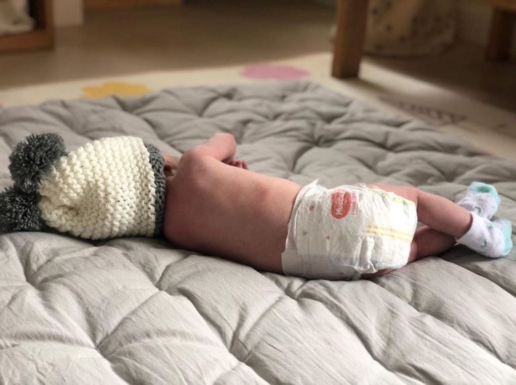 Marcela Kloosterboer publicó una foto de su bebé en pañales (Instagram/ m.klooster)