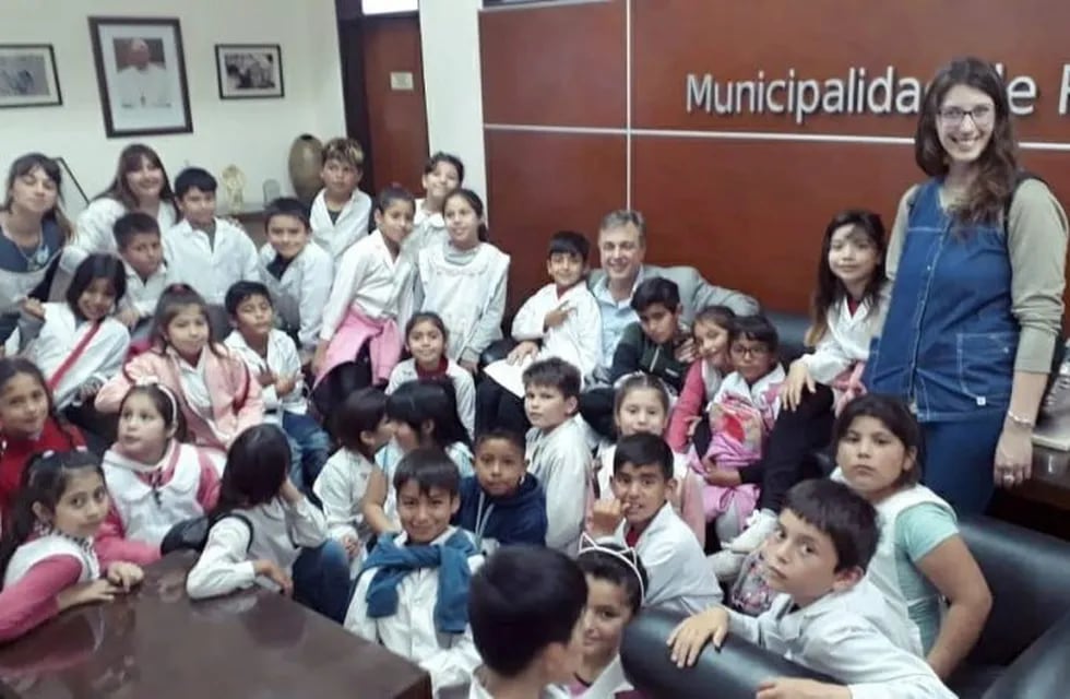 Chicos de Rafaela y zona visitan el Municipio (Prensa Municipalidad de Rafaela)