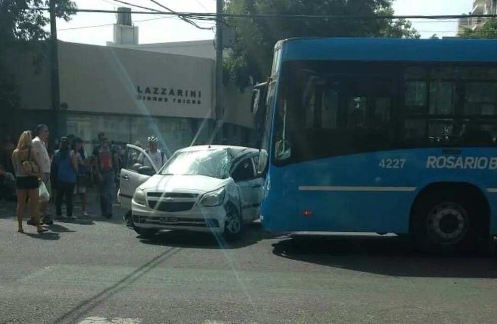 El accidente se produjo en Corientes y Viamonte.