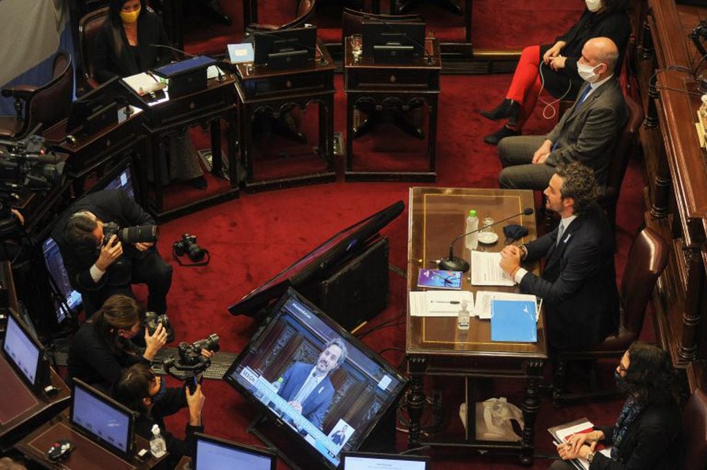 Senado de la nación 
Informe del jefe de gabinete Santiago Cafiero
Cristina fernandez de kirchner
Fotos Federico Lopez Claro