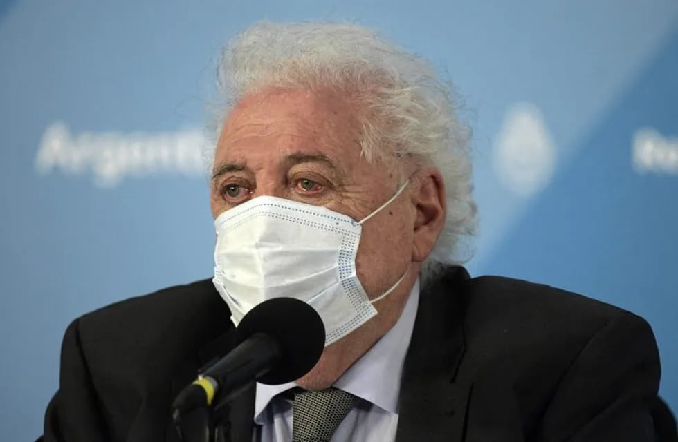 Ginés González García admitió un posible rebote de casos de coronavirus en Argentina. (JUAN MABROMATA / AFP)
