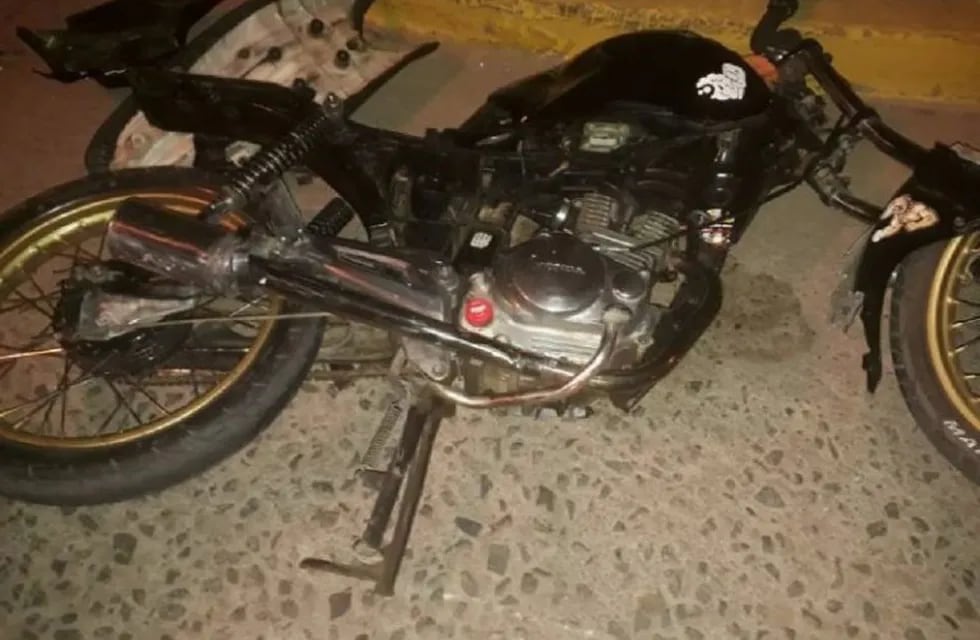 Accidente de moto joven fallecido en Morteros