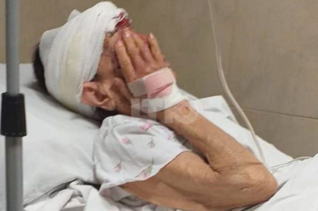 Abuela golpeada por delincuentes en la ciudad de Santa Fe. (LT10)