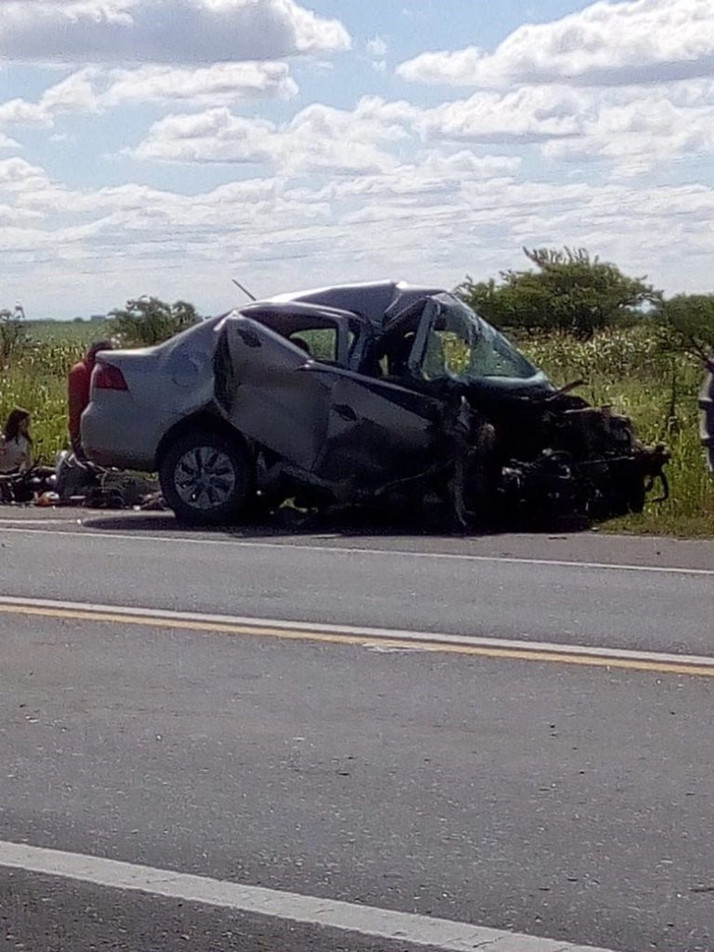 El accidente que se cobró la vida del comisario César Seimandi ocurrió sobre al ruta 158 en el sur de la provincia.