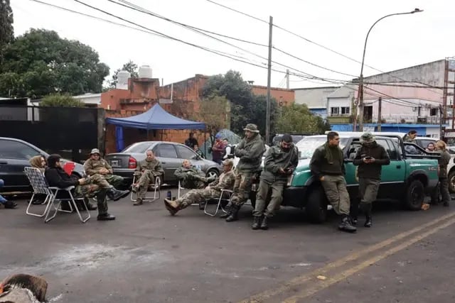 Se intensifica el conflicto: guardaparques de Misiones se suman a la protesta policial