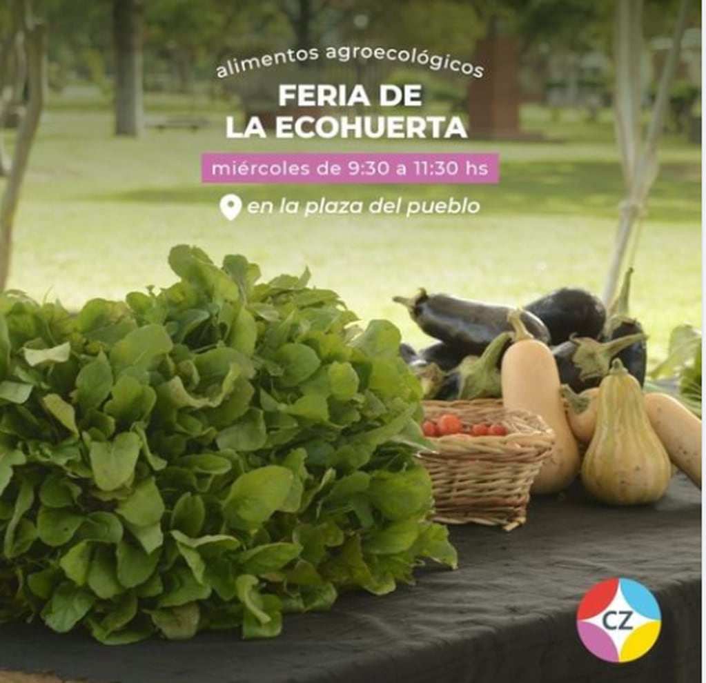 La feria Ecohuerta, promueve el acceso a los alimentos saludables a través de la producción agroecológica.