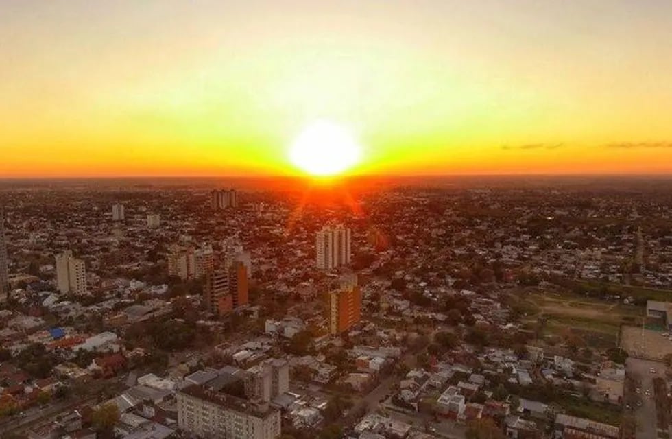 Día frío pero soleado en Resistencia. (Web).