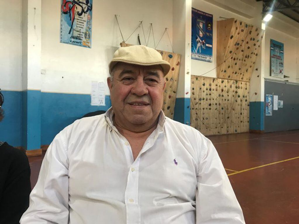Ángel Vallejos Presidente del centro de jubilados Tolhuen, Tierra del Fuego.