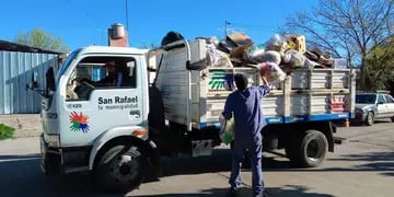 Recolección diferenciada de residuos en San Rafael