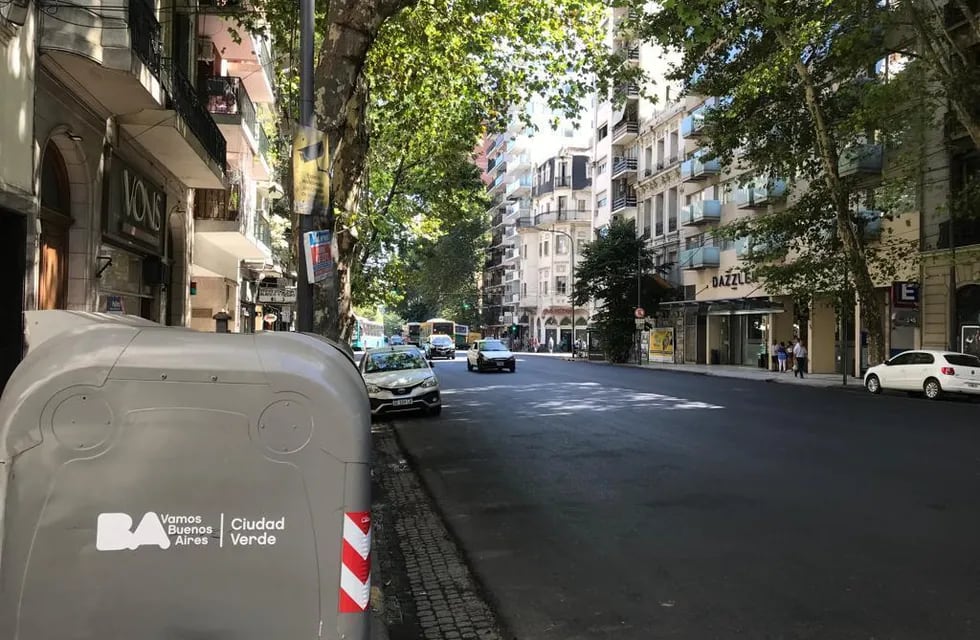 Foto referencial de una calle en el barrio porteño de Recoleta.