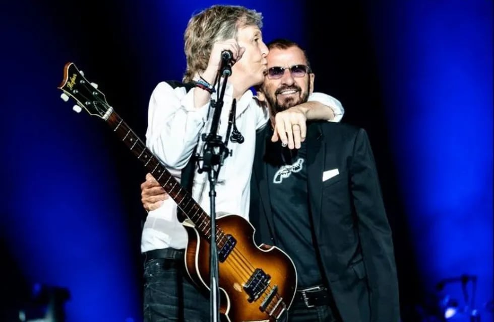 Paul McCartney y Ringo Starr, juntos. (Foto:Twitter)