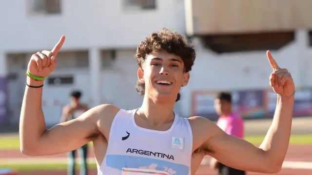 Tomás Mondino consiguió su segunda medalla de oro en los Juegos Suramericanos de Rosario