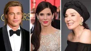 Brad Pitt, Sandra Bullock y Graciela Borges