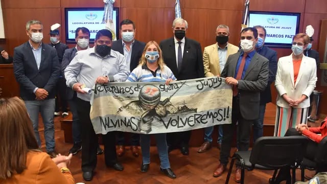 Malvinas 40 años: homenaje Legislatura de Jujuy
