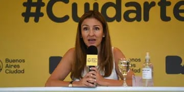 Soledad Acuña. La ministra de Educación de la Ciudad de Buenos Aires dio positivo este sábado. (Télam)