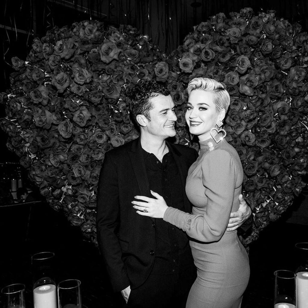Katy Perry junto a su prometido Orlando Bloom. (Instagram/@katyperry)