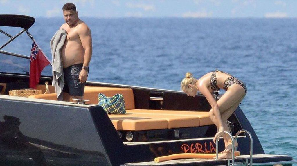 Ronaldo estaba de vacaciones en Ibiza