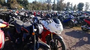 Remate de motos en Córdoba.
