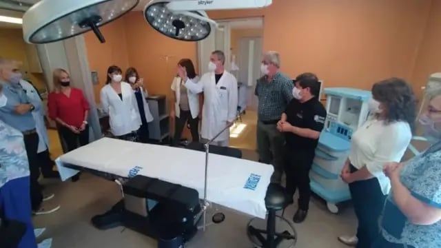 Inauguraron un quirófano de la Unidad de Quemados del Hospital de Pediatría del Parque de la Salud