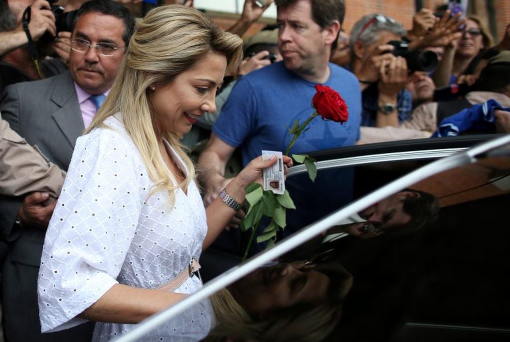 Fabiola Yanez, la novia de Alberto Fernández (Foto: REUTERS/Agustin Marcarian)