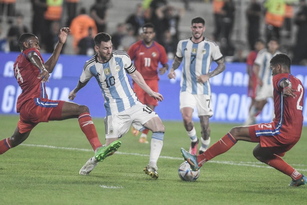 Argentina le ganó a Panamá y se prepara para enfrentar a Curazao.(Federico López Claro / La Voz)
