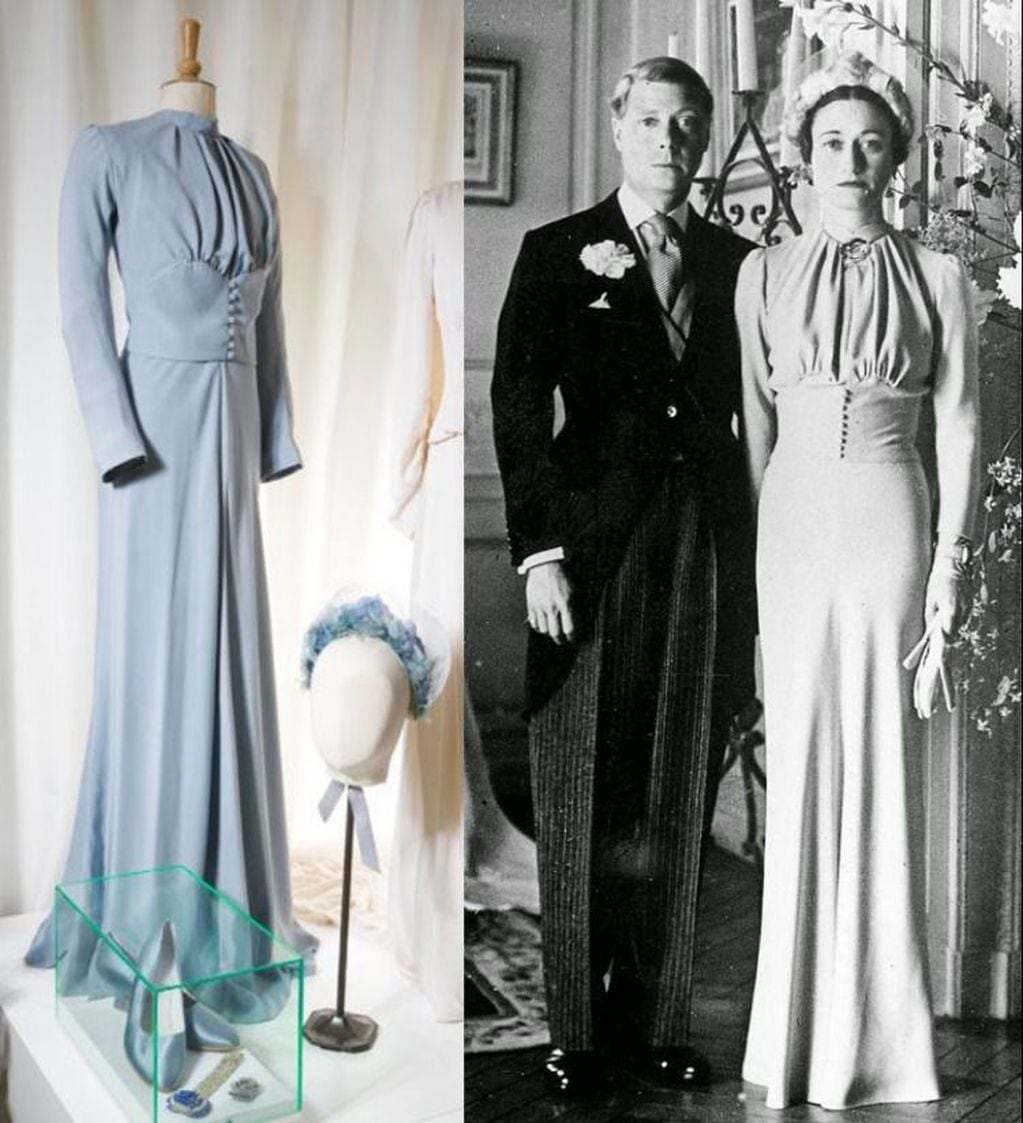 El vestido de novia de Wallis Simpson.