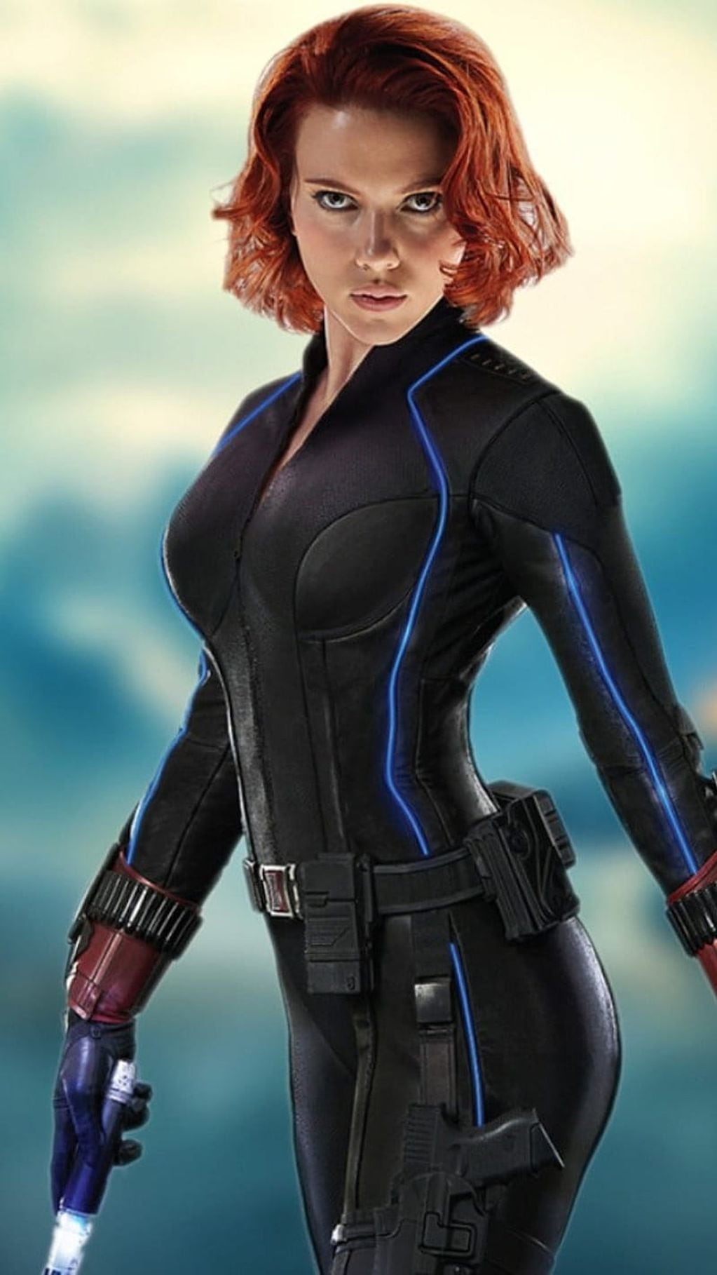 Scarlett Johansson en el papel de la "Viuda negra".