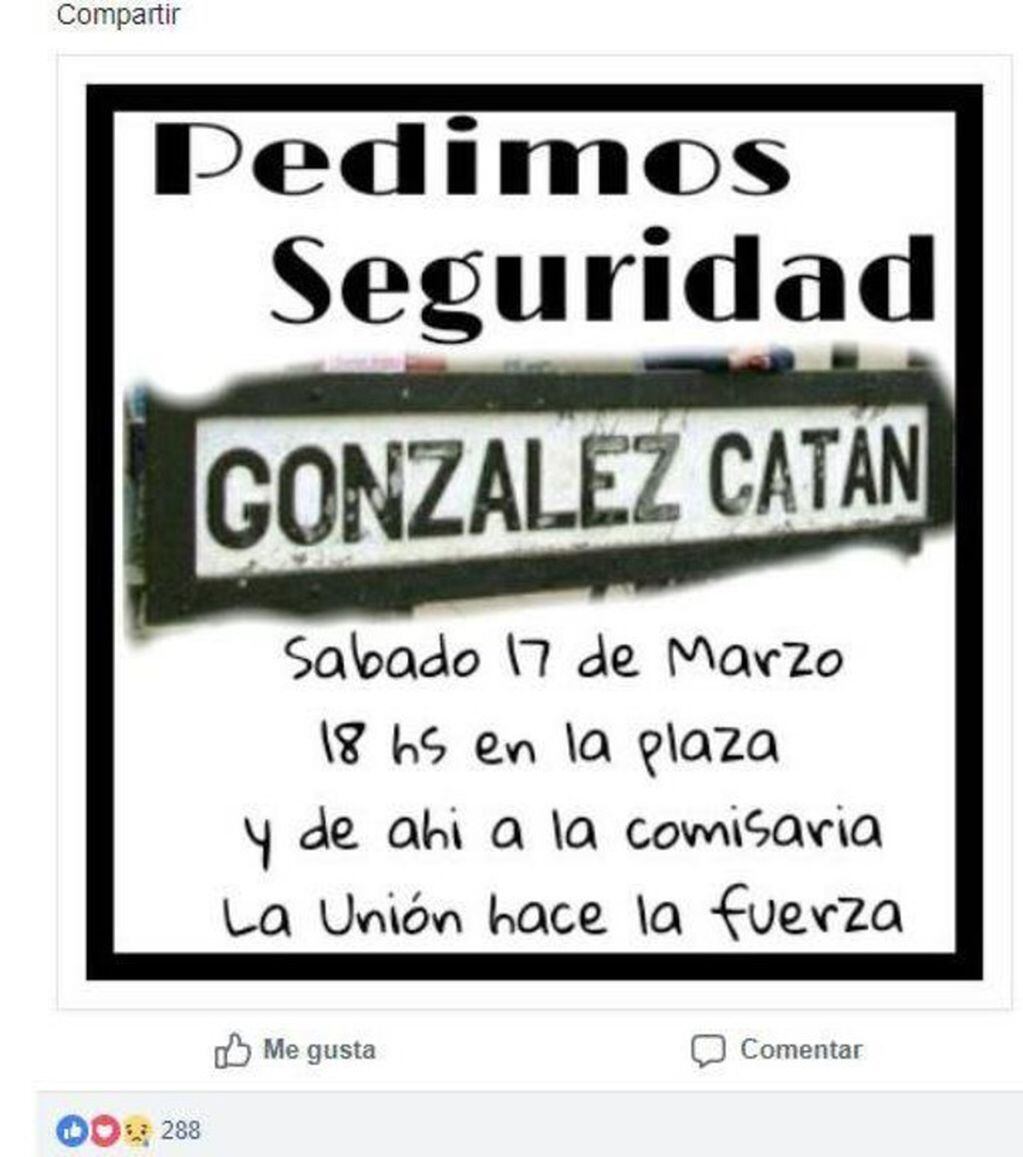 Vecinos de González Catán marcharán contra la inseguridad