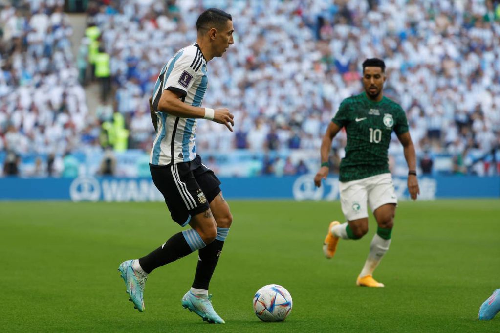 Argentina vs Arabia Saudita en el Mundial de Qatar 2022.