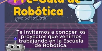 Puerto Iguazú: invitan a la Pree Gala 2023 de la Escuela de Robótica