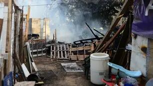 Incendio en Villa la Tablita