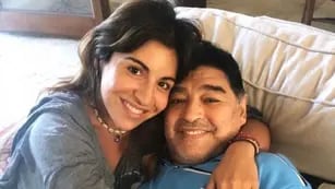 Gianinna Maradona y Diego.  (Instagram)