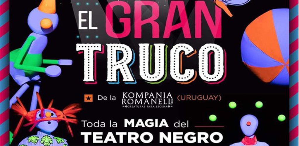 El Gran Truco, la obra de Teatro Negro de la compañía Romanelli llega a Córdoba para una gira de Capital e interior.