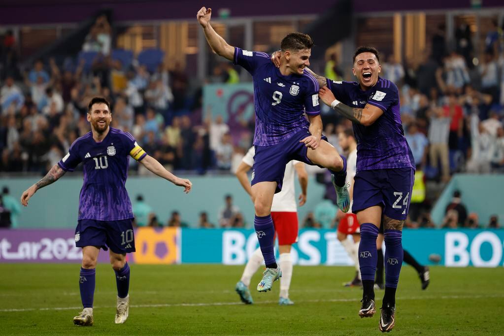 Argentina venció 2 a 0 a Polonia por la tercera fecha del Grupo C en el Mundial de Qatar 2022. Foto: EFE