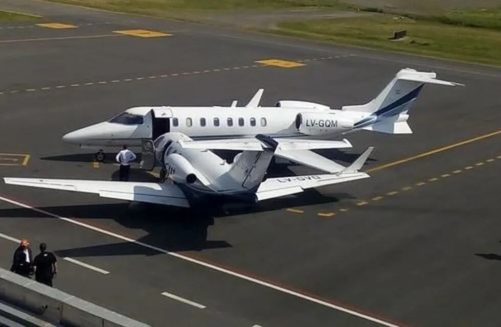 Chocaron dos aviones en el aeropuerto de San Fernando.